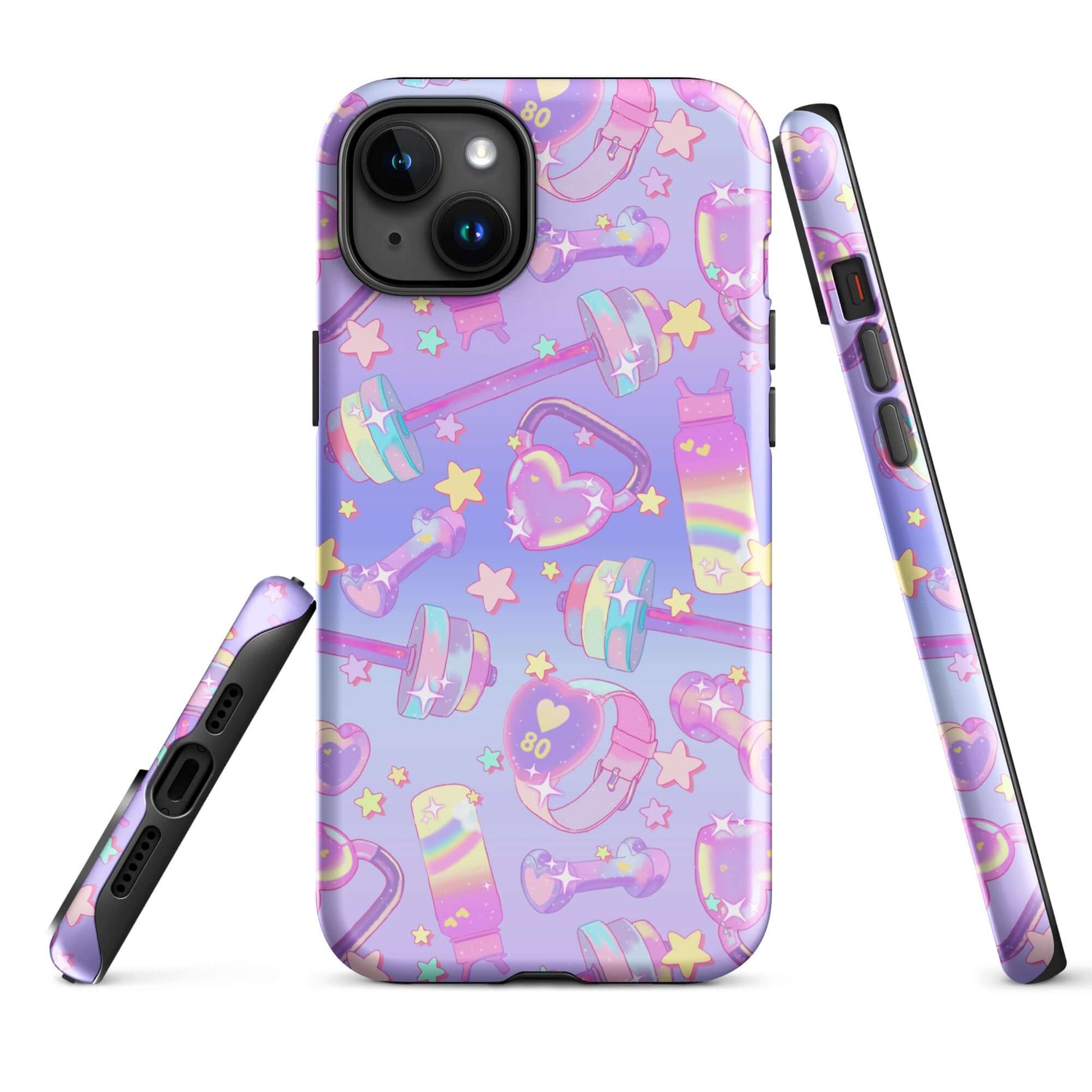 Stylish Glitter Gains iPhone® Tough Case with durable, dual-layer protection and vibrant design for year-round safety.
