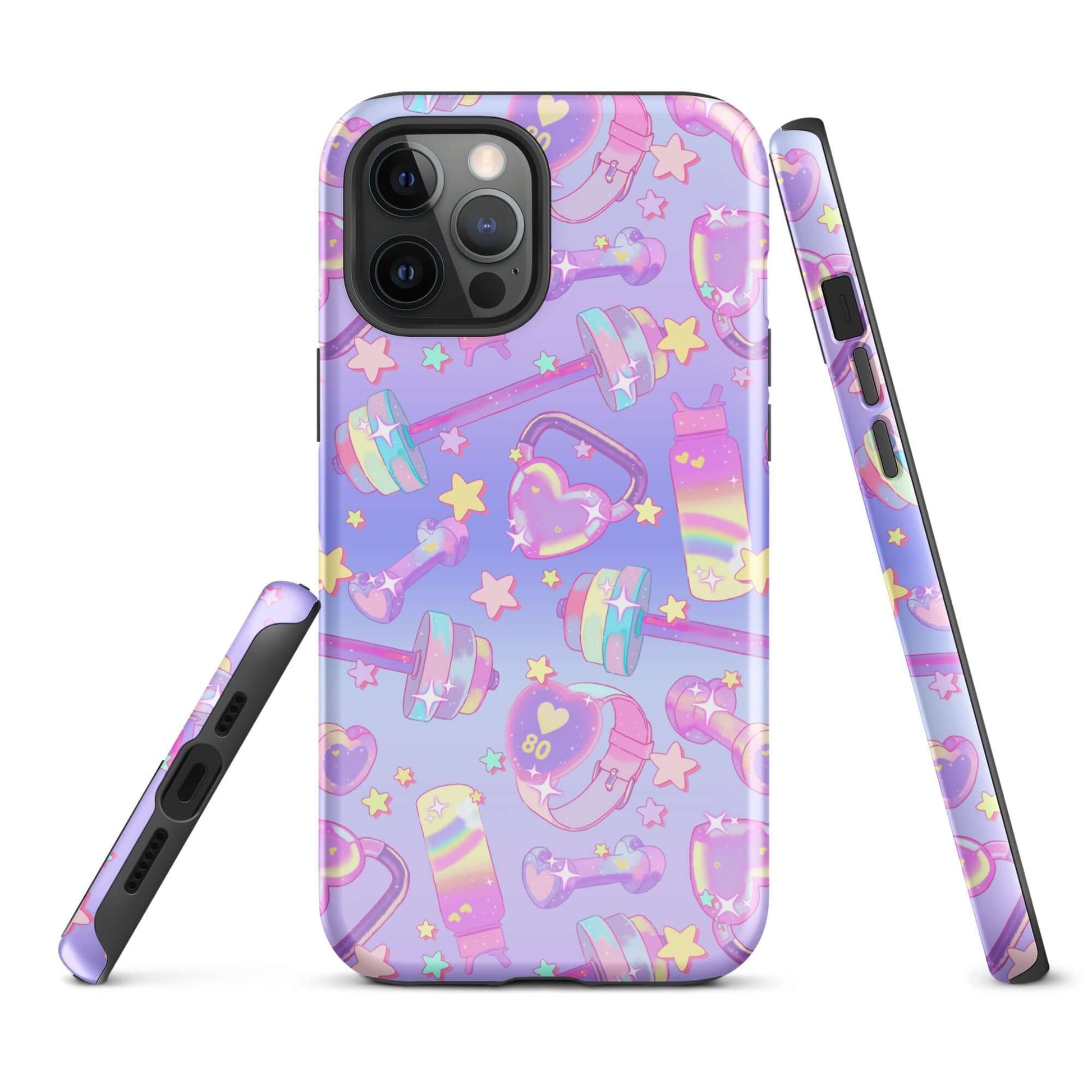 Stylish and durable, the Glitter Gains iPhone® Tough Case offers strong protection and a vibrant design.