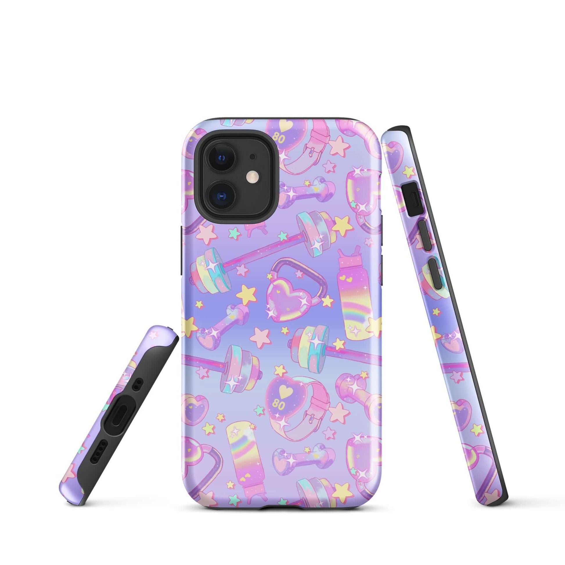 Stylish Glitter Gains iPhone® Tough Case featuring a durable design for maximum phone protection and fashion.