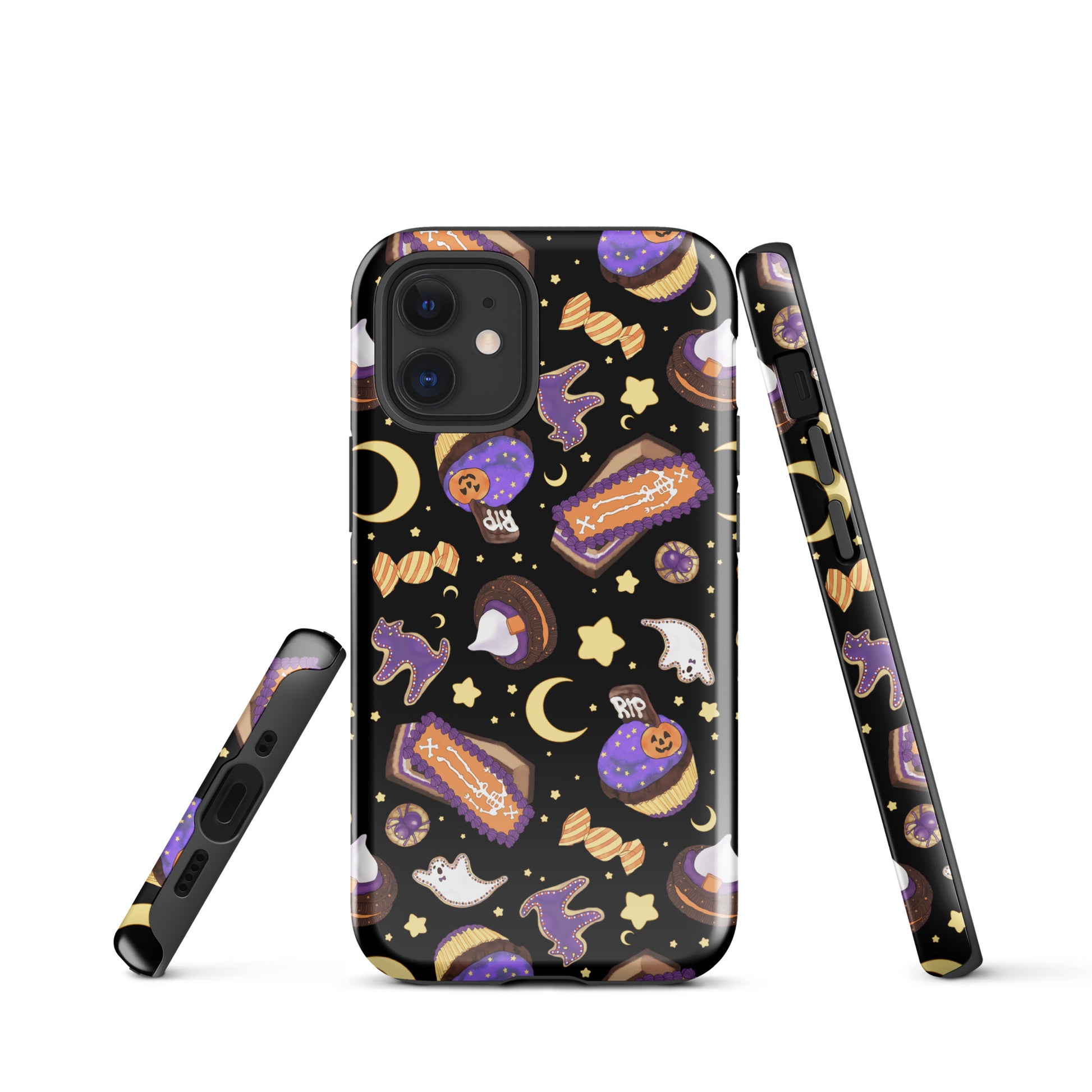 Protect your phone in style with the Halloween Treat iPhone® Tough Case featuring playful spooky designs.