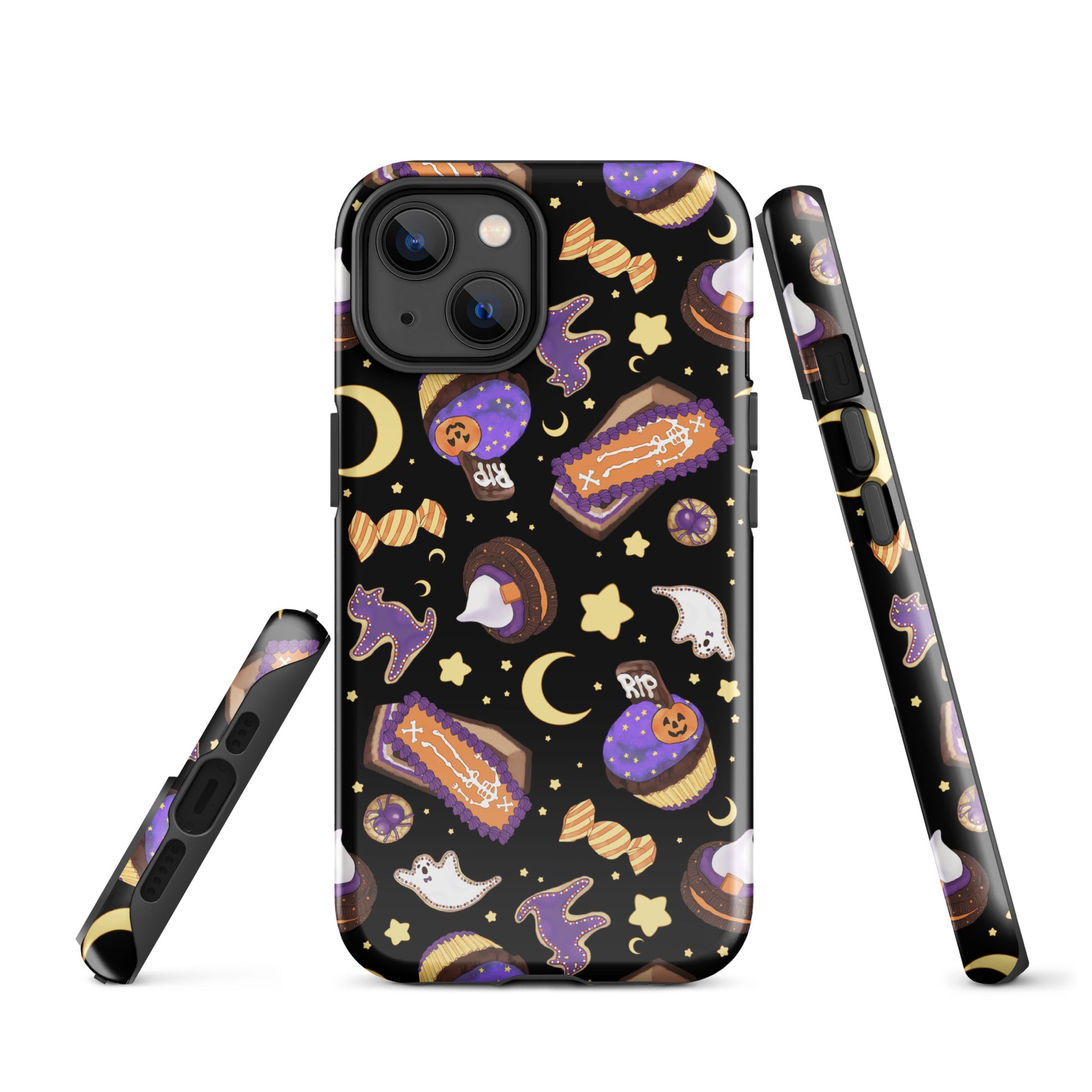 Durable Halloween Treat iPhone® Tough Case features playful designs for stylish phone protection all year round.