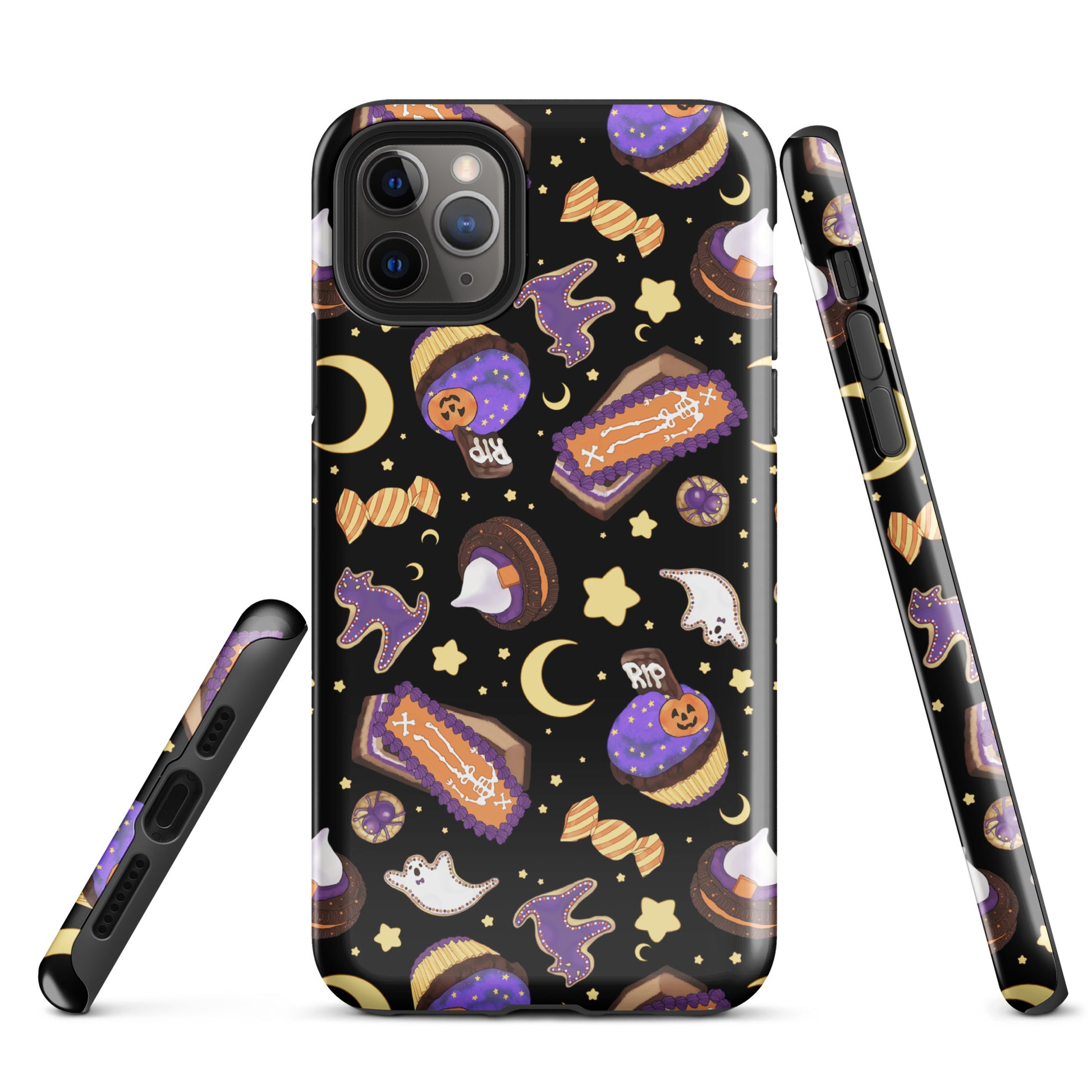 Stylish Halloween Treat iPhone® Tough Case features a fun design, providing durable protection for your phone all year round.