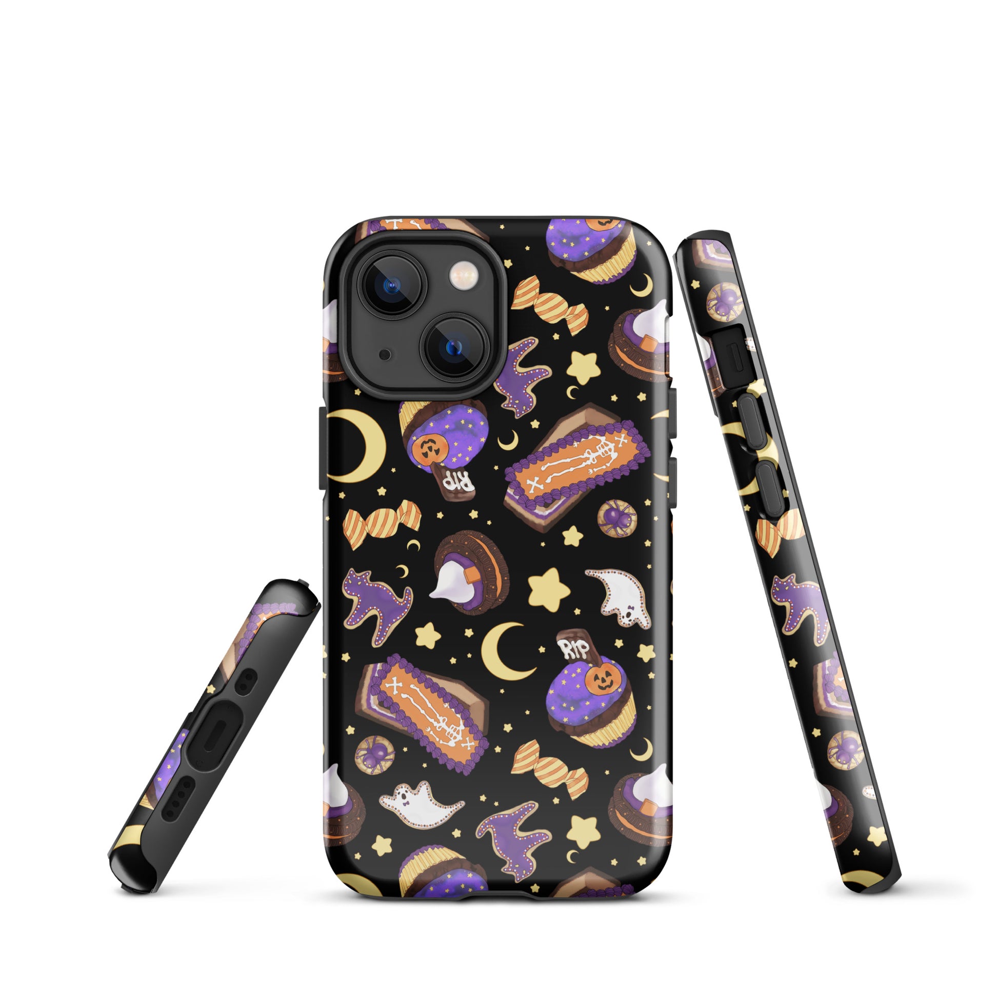 Protect your phone with style using the Halloween Treat iPhone® Tough Case, featuring fun spooky designs.