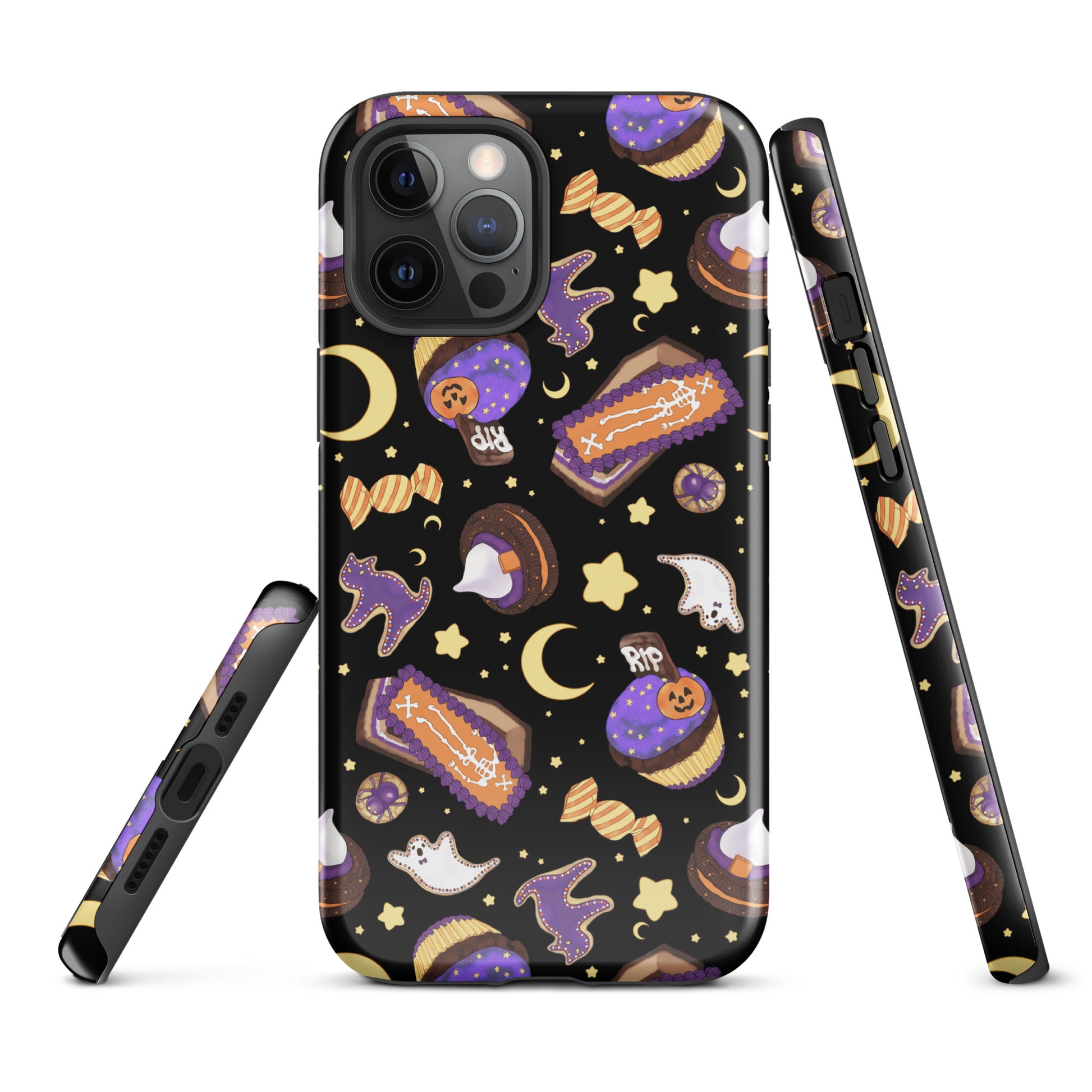 Protect your phone in style with the Halloween Treat iPhone® Tough Case, featuring a fun spooky design.