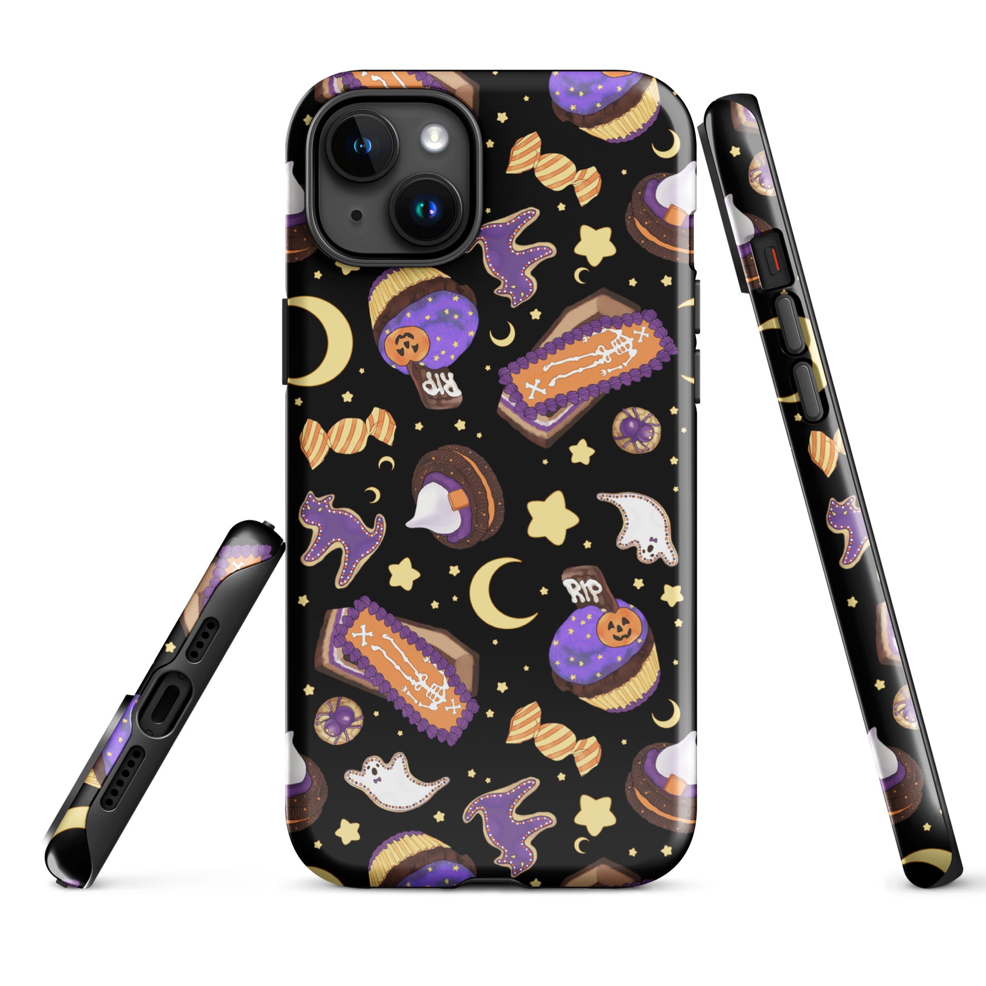 Durable Halloween Treat iPhone® Tough Case features spooky designs to keep your phone stylish and protected year-round.