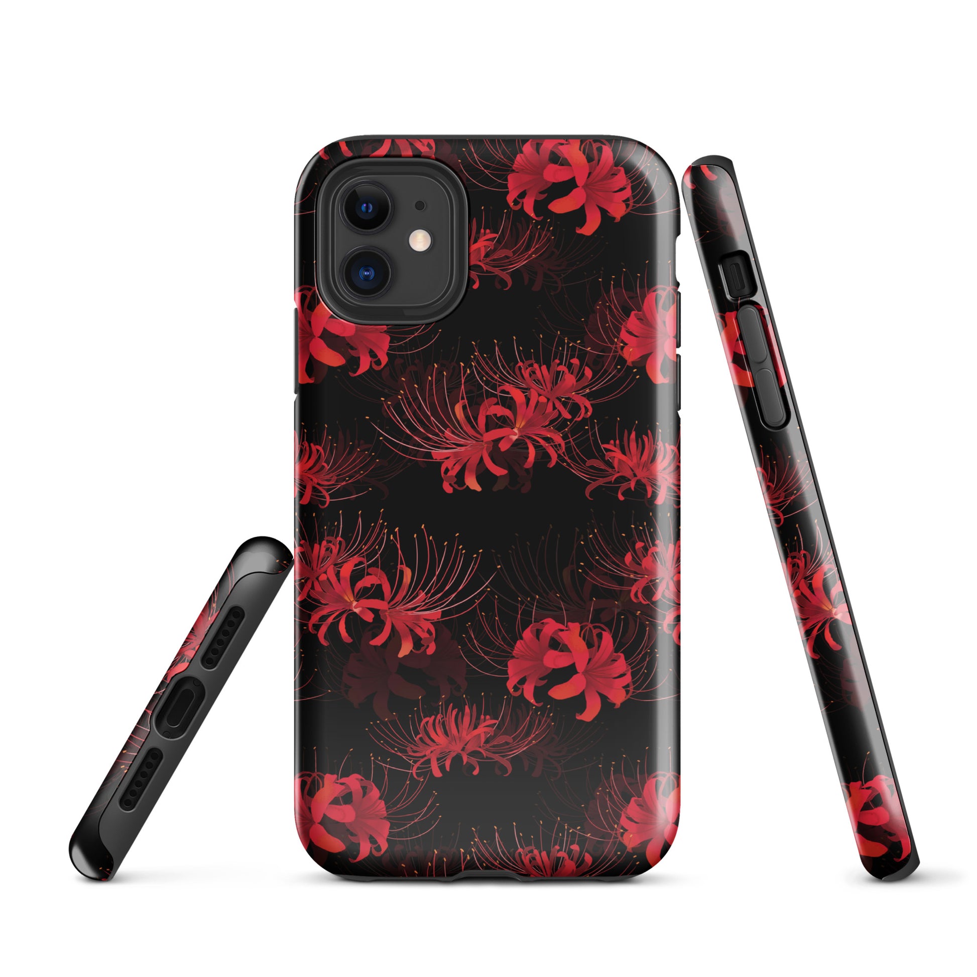 Stylishly protect your phone with the Higanbana iPhone® Tough Case, featuring a floral design and durable construction.