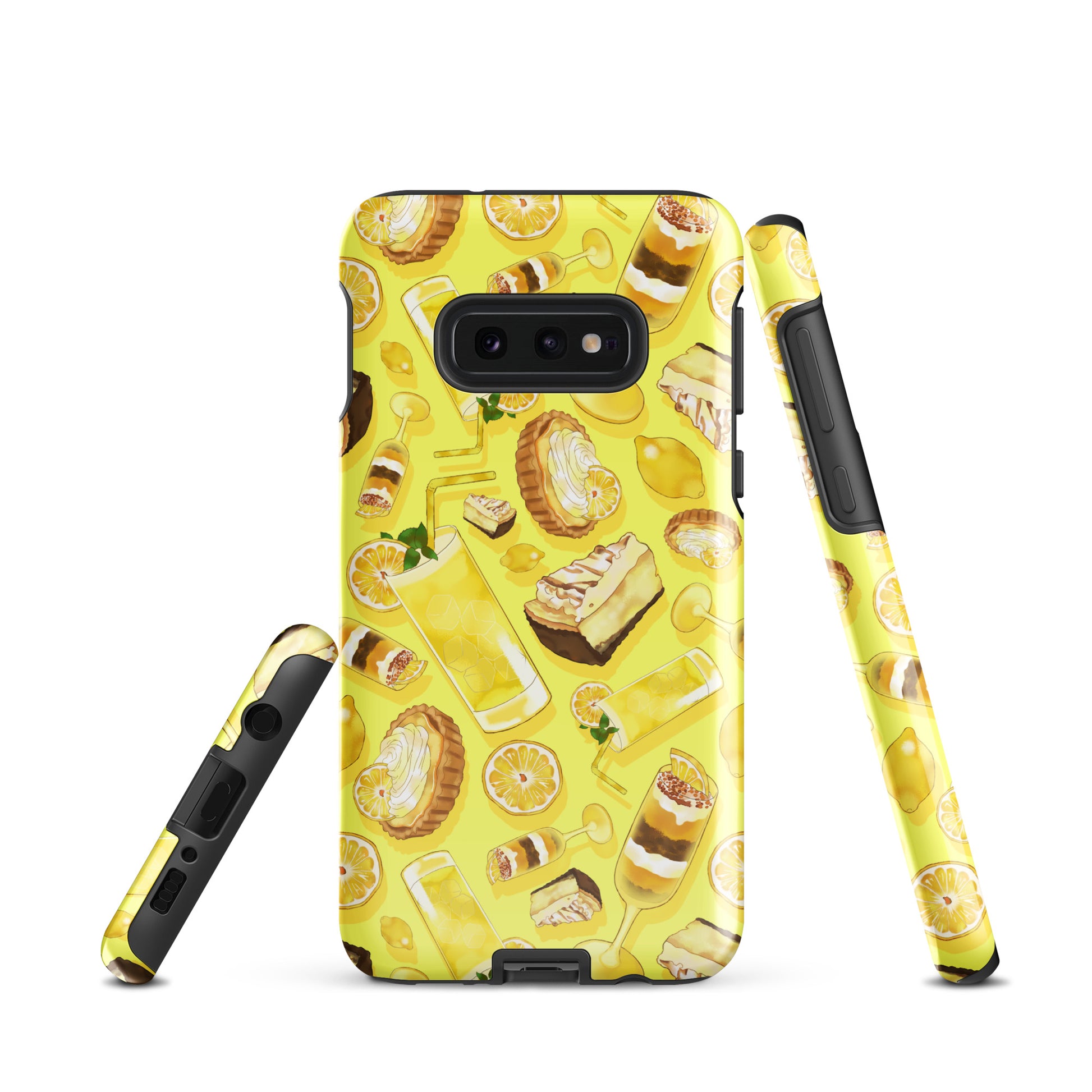 Vibrant Lemon Samsung® Tough Case featuring playful lemon-themed design for stylish protection and durability.