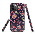 Matsuri iPhone® Tough Case features a vibrant design, offering stylish protection with durable dual-layer construction.