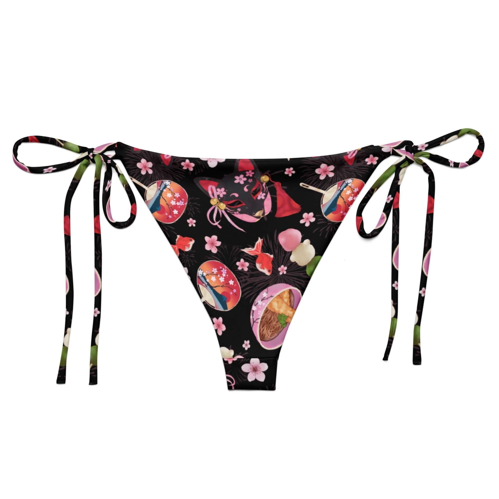 Shop the Matsuri String Bikini Bottom, perfect for sunbathing with its adjustable straps and UPF 50+ protection.