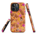 Stylish Momiji iPhone® Tough Case with vibrant design, featuring dual-layer protection for ultimate phone safety.