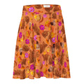Bright and playful Momiji Skater Skirt featuring a flared cut, perfect for lounging and warmer days.