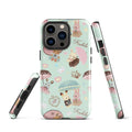 Stylish Parasol Bunny iPhone® Tough Case featuring cute designs, ensuring protection and fashion for your device.