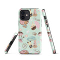 Stylish Parasol Bunny iPhone® Tough Case features a cute design and dual-layer protection for ultimate safety.