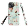 Stylishly protect your phone with the Parasol Bunny iPhone® Tough Case, featuring cute bunny designs and durable layers.