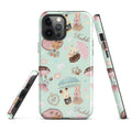 Stylish Parasol Bunny iPhone® Tough Case features durable dual-layer protection with cute bunny design for year-round safety.