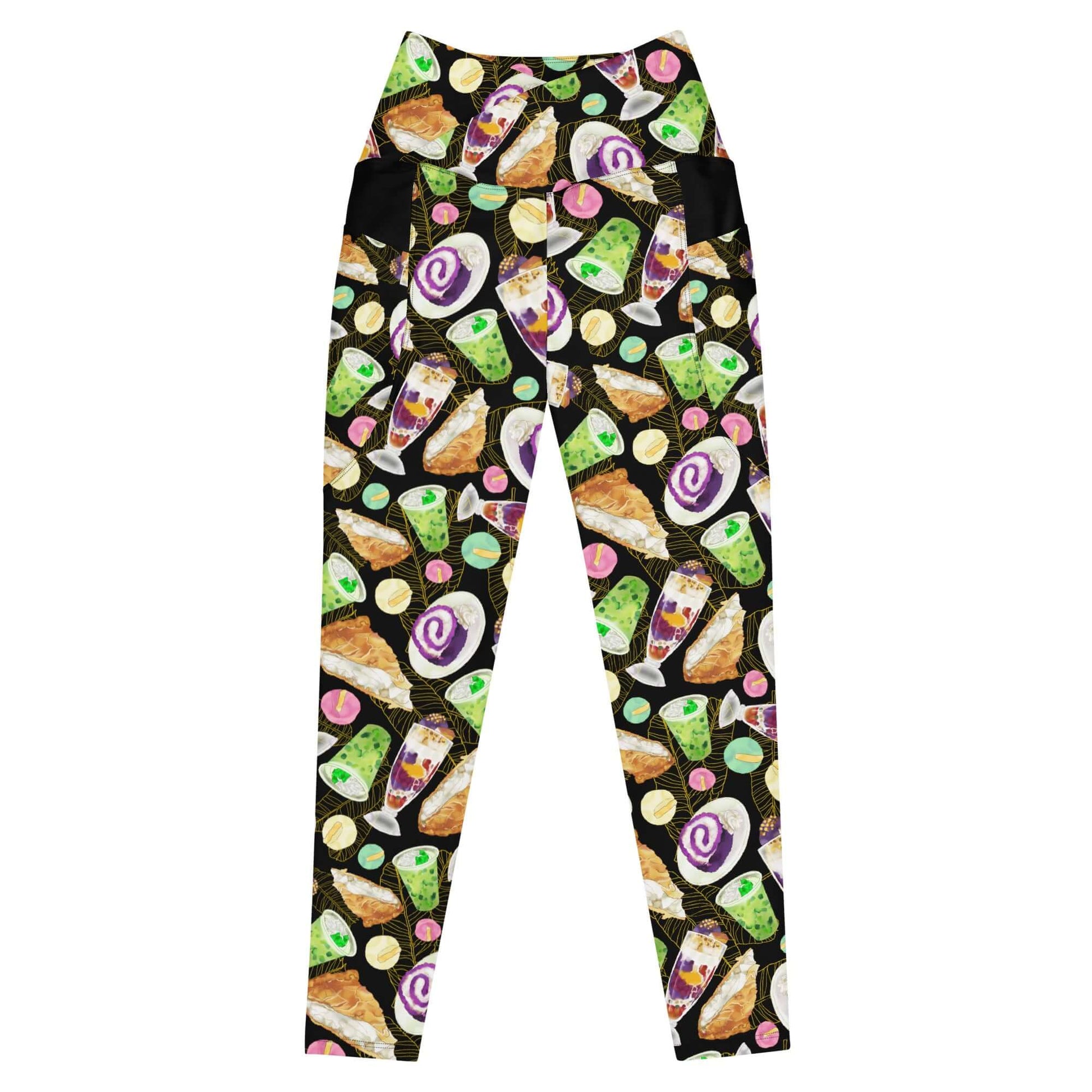 Show off your love for Filipino culture with our Premium Filipino Dessert Leggings, perfect for any sweet tooth!