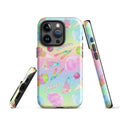Colorful Rainbow Candy iPhone® Tough Case offers stylish, durable protection for your phone with a dual-layered design.