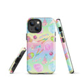 Vibrant Rainbow Candy iPhone® Tough Case offers stylish protection with a durable design and fun candy-themed graphics.