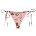 Royal Cookie String Bikini Bottom features a playful dessert print, perfect for poolside relaxation this summer.