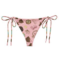 Royal Cookie String Bikini Bottom features a fun cookie design, perfect for poolside relaxation this summer.