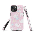Snow Kitten iPhone® Tough Case features adorable kittens on a durable, dual-layer design for stylish protection.