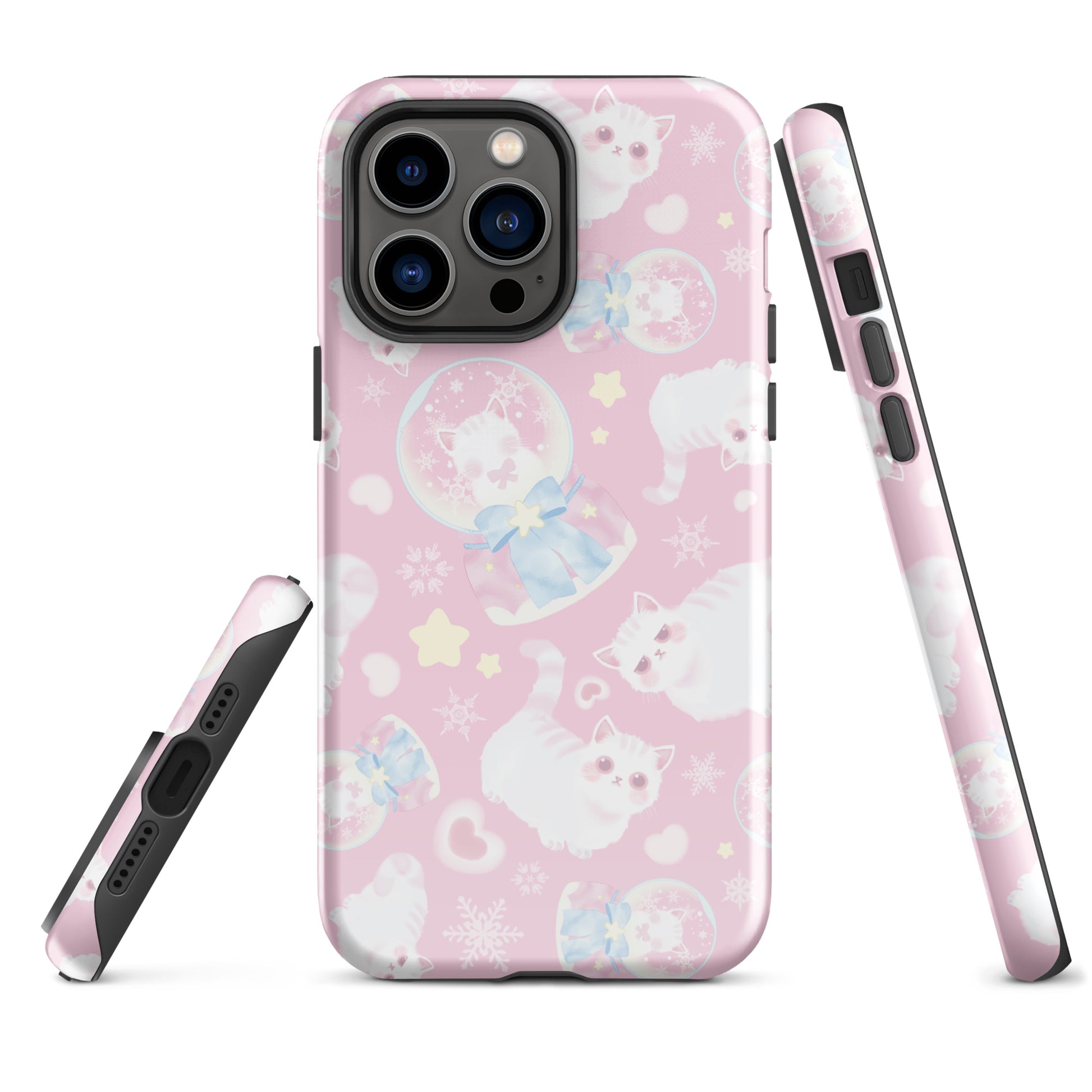 Snow Kitten iPhone® Tough Case features a cute design, combining style and protection for your phone year-round.