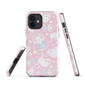 Stylish Snow Kitten iPhone® Tough Case featuring durable, dual-layer protection for your phone's safety and fashion.