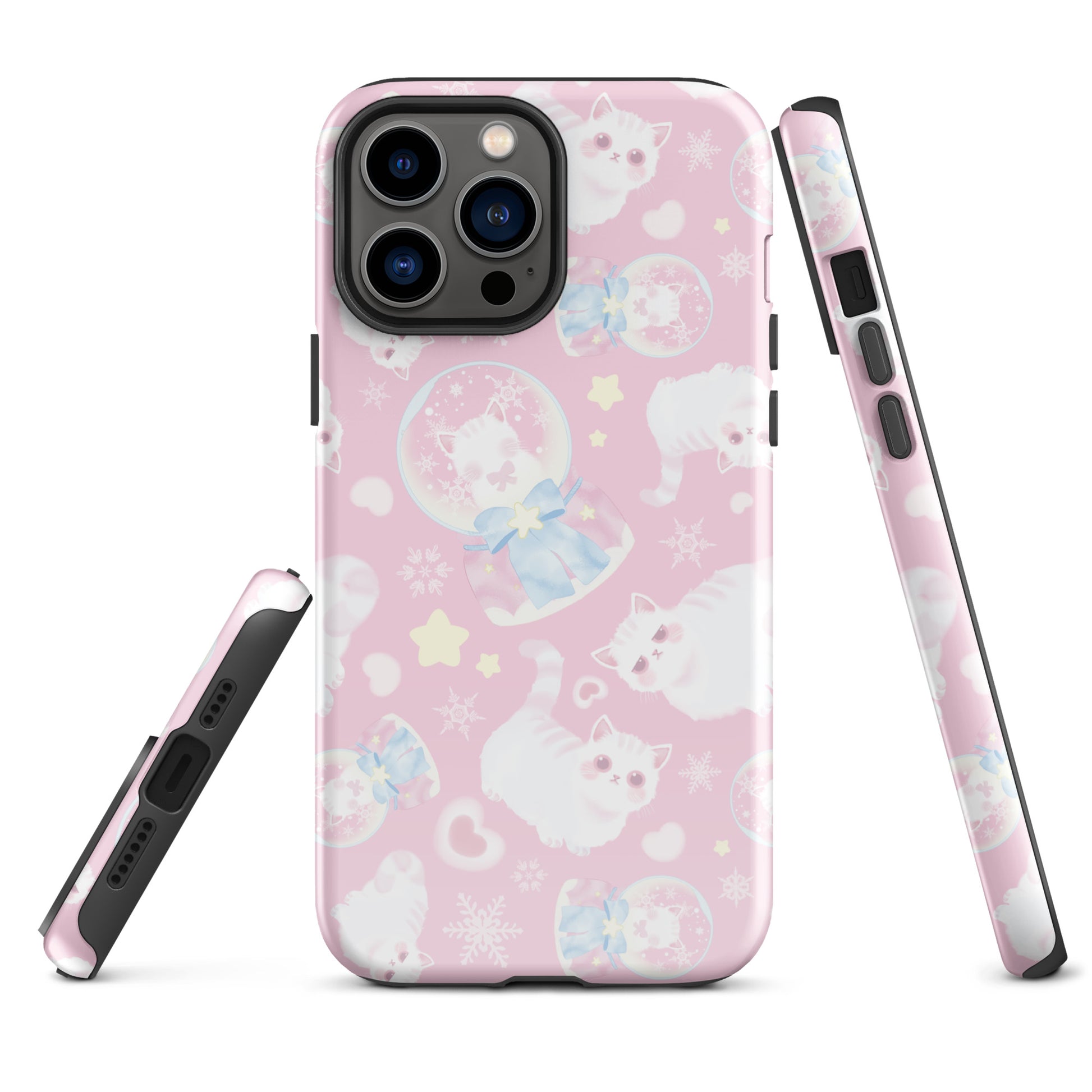 Stylish Snow Kitten iPhone® Tough Case offers durable protection with a cute design, perfect for fashion-savvy users.