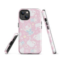 Snow Kitten iPhone® Tough Case features a stylish design with impact-resistant protection for your phone.
