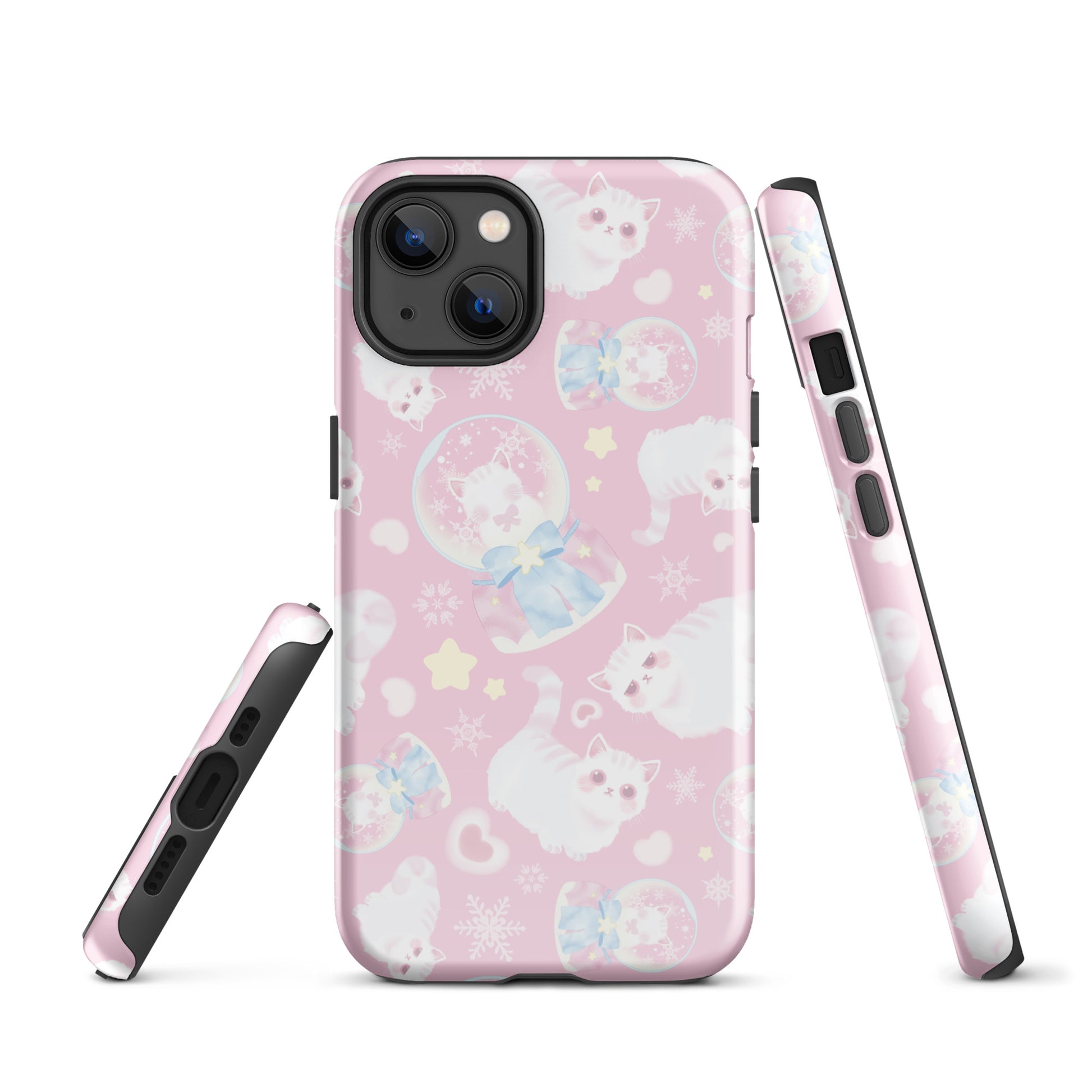 Snow Kitten iPhone® Tough Case features a stylish design with impact-resistant protection for your phone.