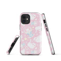 Snow Kitten iPhone® Tough Case showcases cute kittens on a durable, impact-resistant design for stylish protection.