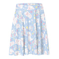 Adorable Snow Puppy Skater Skirt featuring playful puppy prints, perfect for any pastel outfit or casual wear.