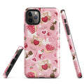 Stylish Sugar Sweetheart iPhone® Tough Case featuring a cute design, providing durable protection for your phone.