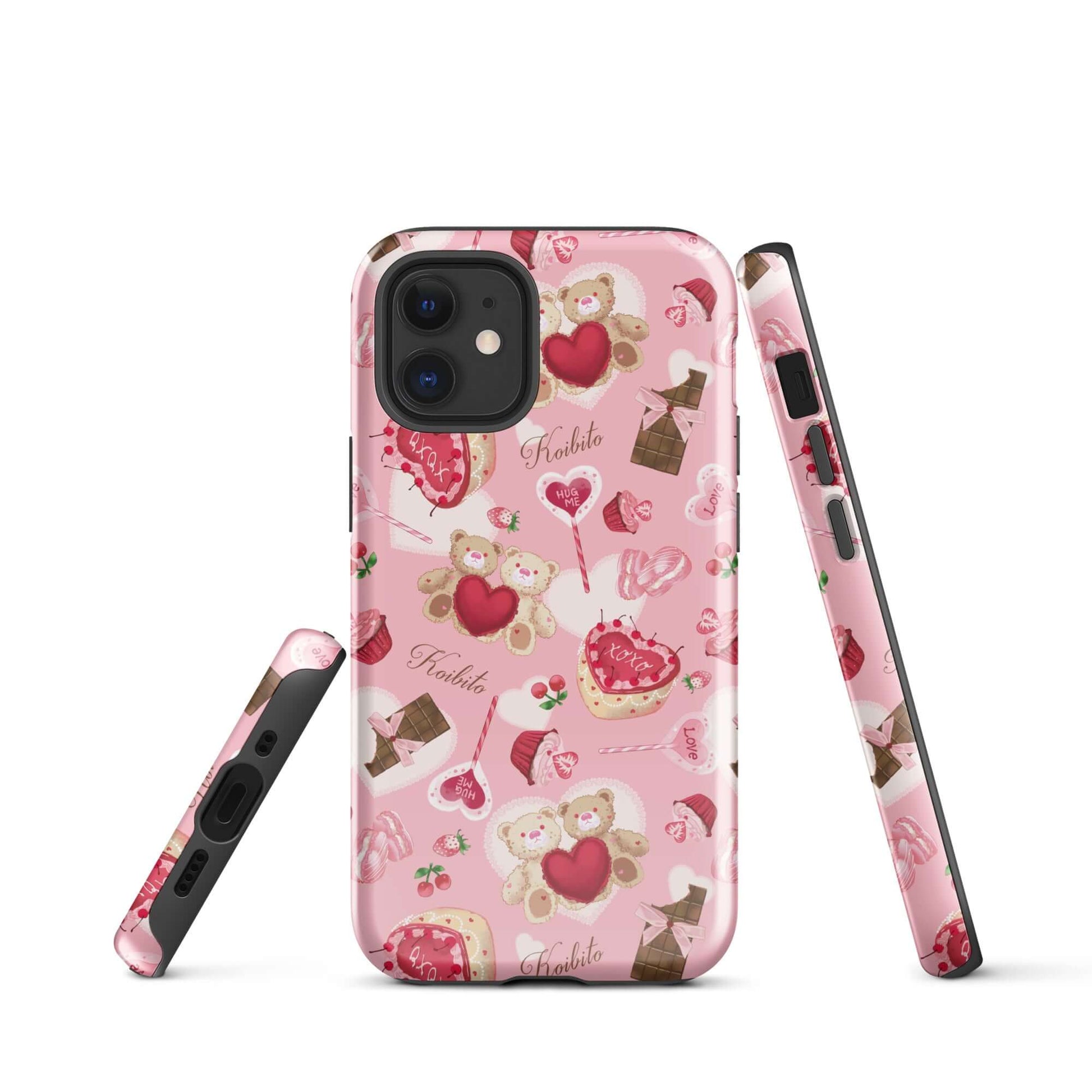 Stylish Sugar Sweetheart iPhone® Tough Case featuring a cute design and dual-layer protection for your phone.