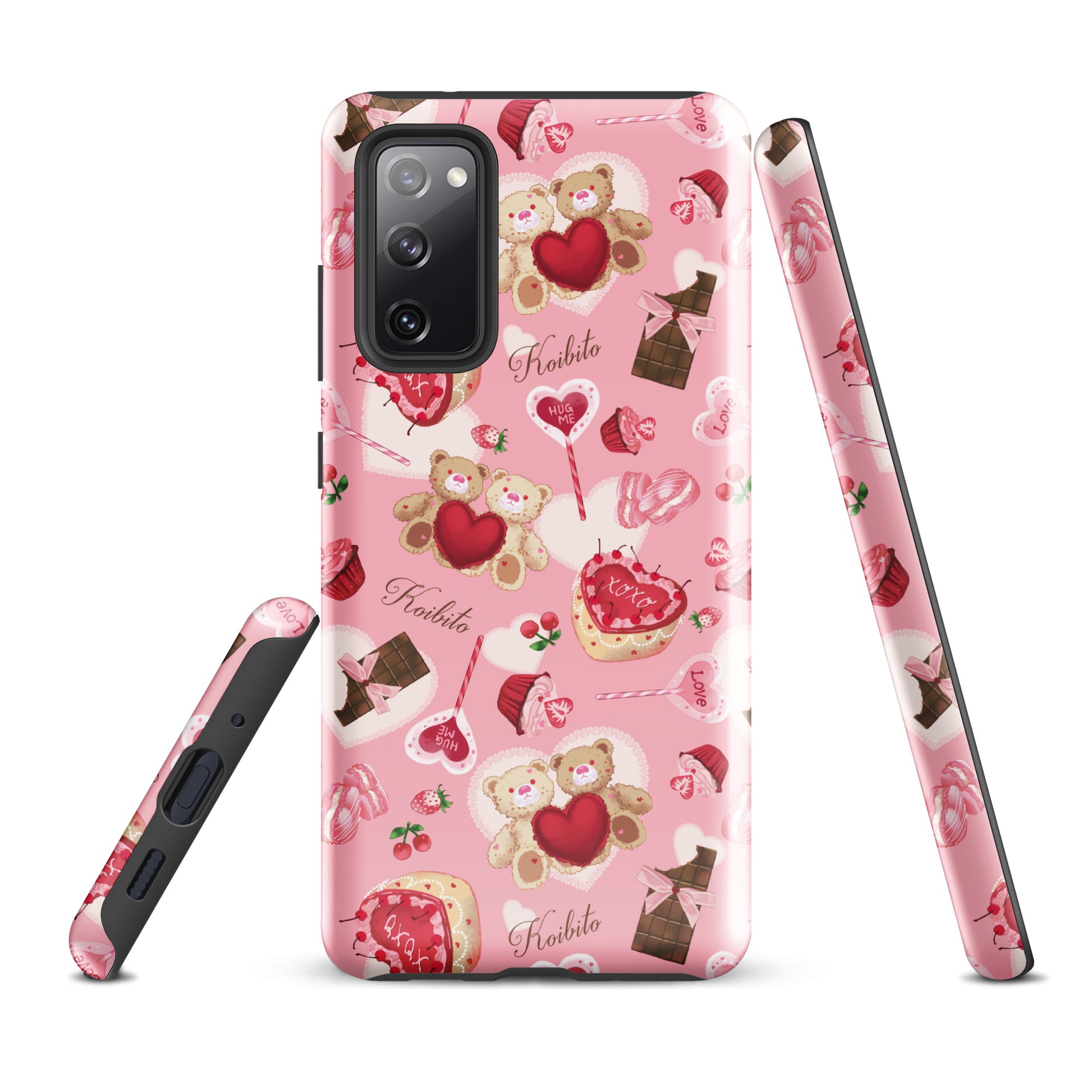 Stylish Sugar Sweetheart Samsung® Tough Case with a cute design, offering durability and protection for your phone.