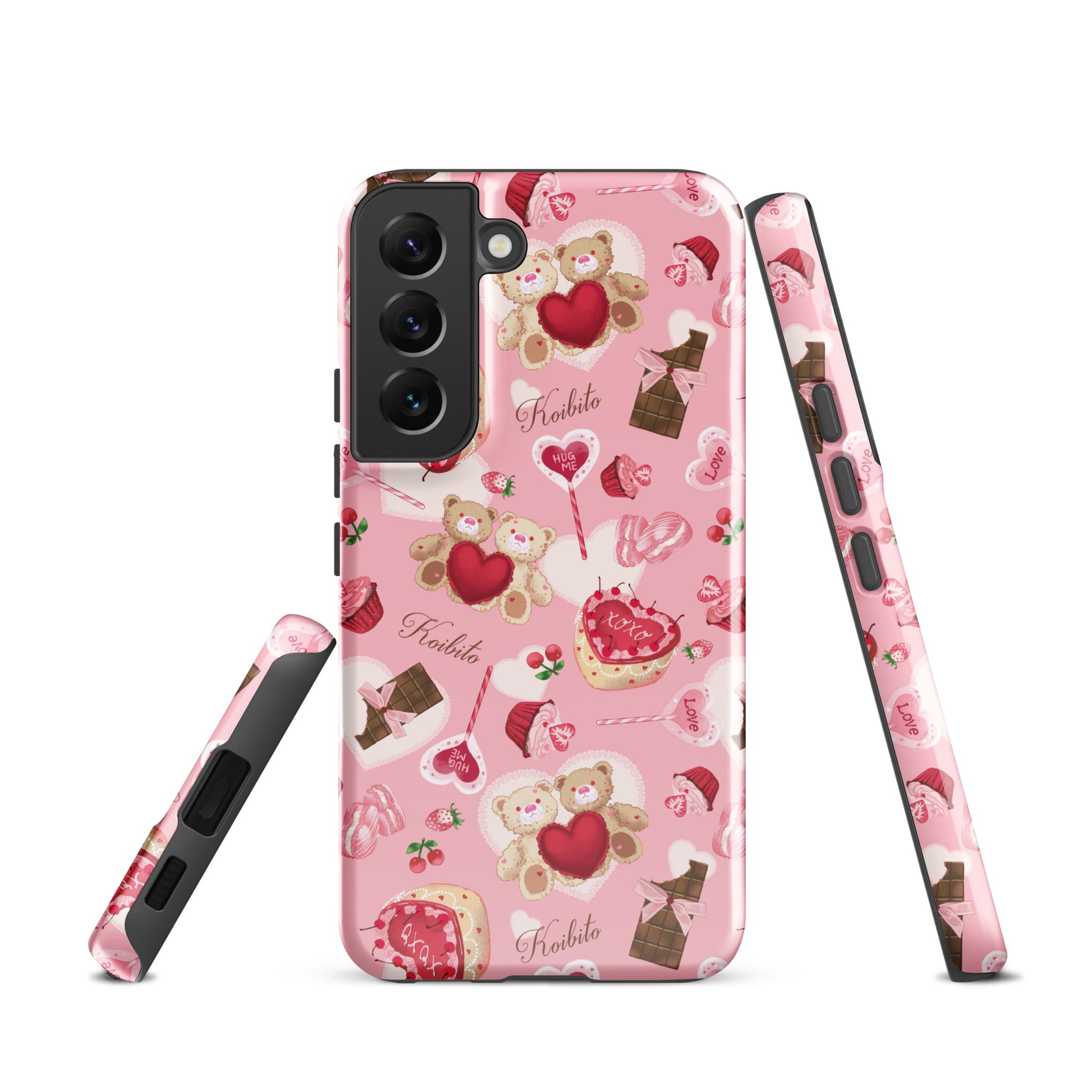 Stylish Sugar Sweetheart Samsung® Tough Case featuring cute designs, impact-resistant for ultimate phone protection.
