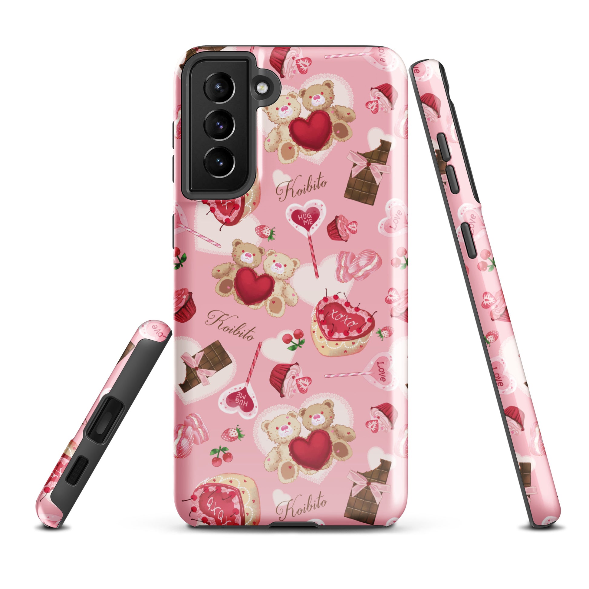Sugar Sweetheart Samsung® Tough Case features a cute design, offering durability and protection for your phone.