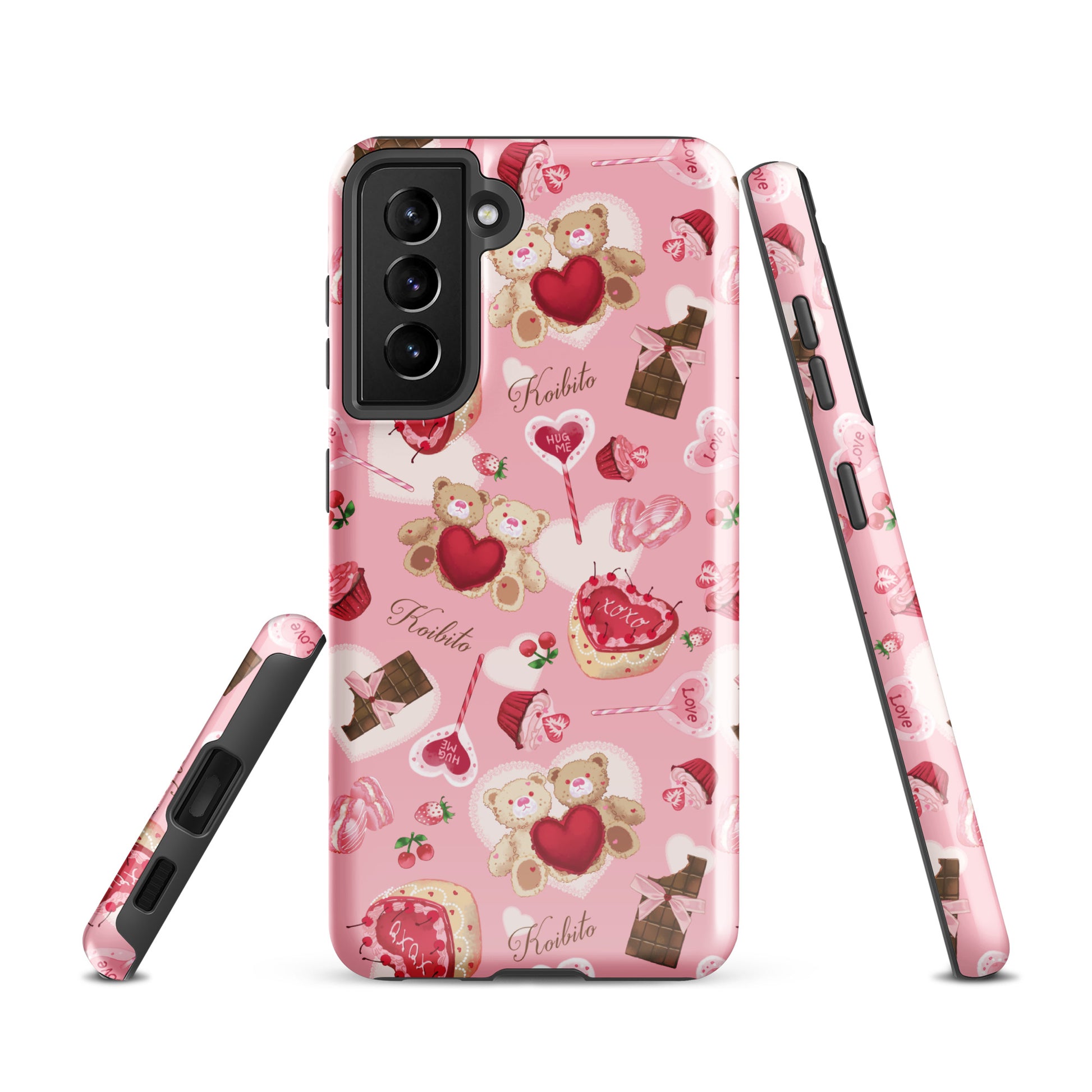 Stylish and durable, the Sugar Sweetheart Samsung® Tough Case protects your phone with charm and impact resistance.
