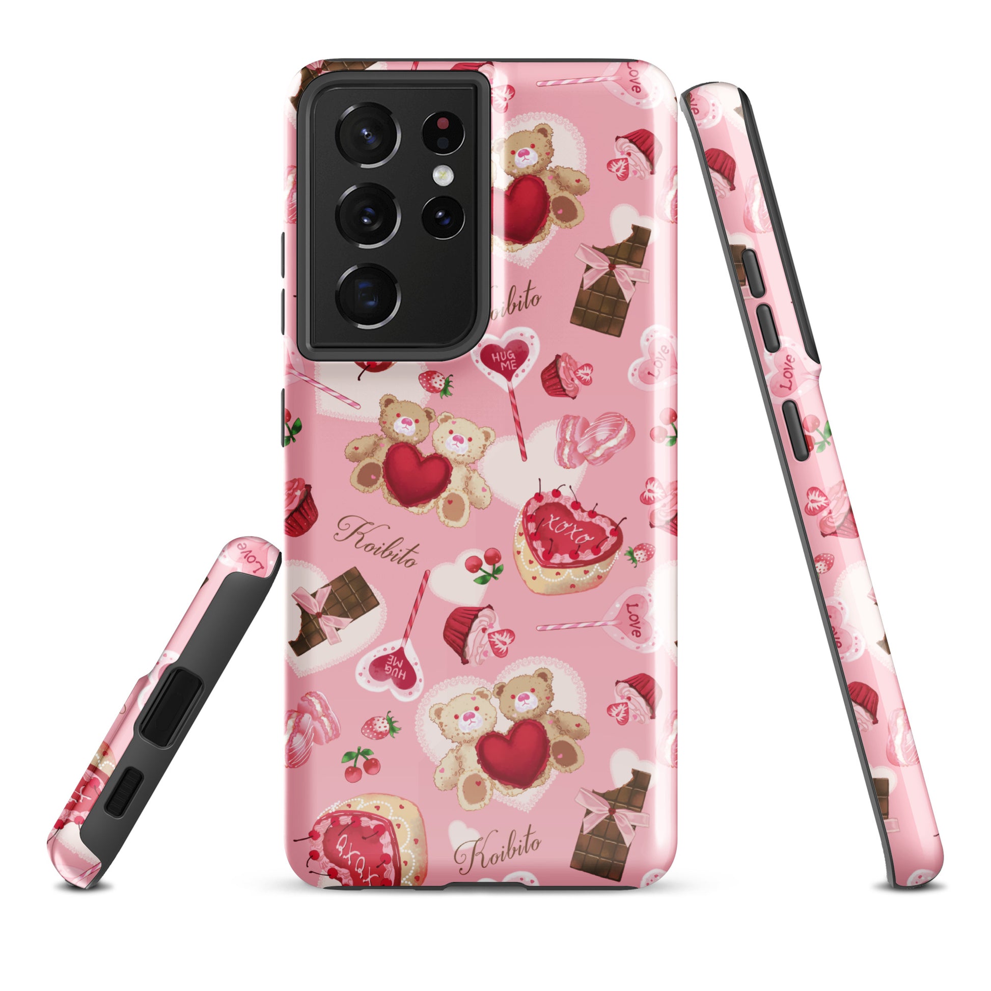 Sugar Sweetheart Samsung® Tough Case features a vibrant design, providing durability and stylish protection for your phone.
