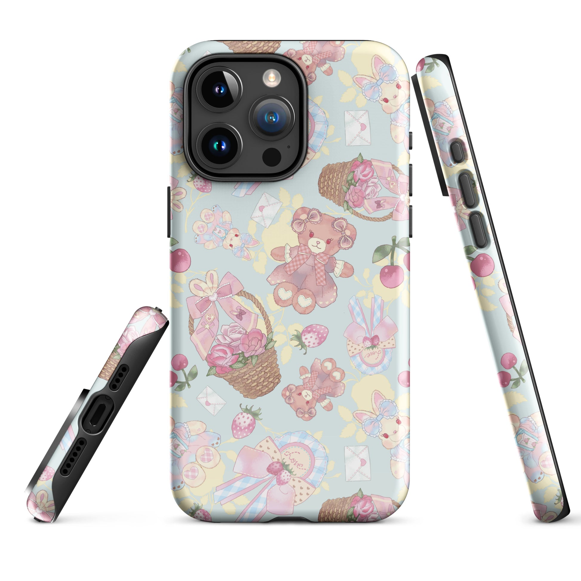 Protect your phone in style with the Sweet Teddy iPhone® Tough Case, featuring a cute teddy bear design.