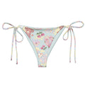 Sweet Teddy String Bikini Bottom features playful teddy bear prints, perfect for sunbathing by the pool this summer.