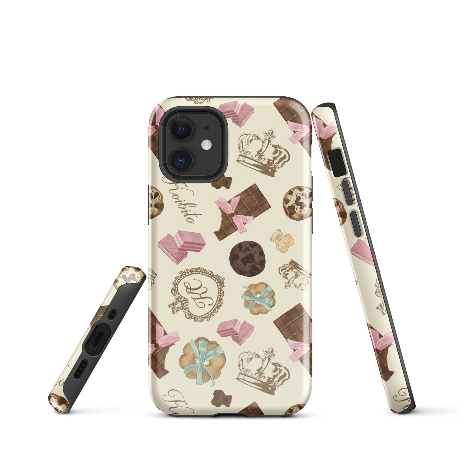 Stylish Royal Cookie iPhone® Tough Case with durable dual-layer protection for your phone's safety and fashion.