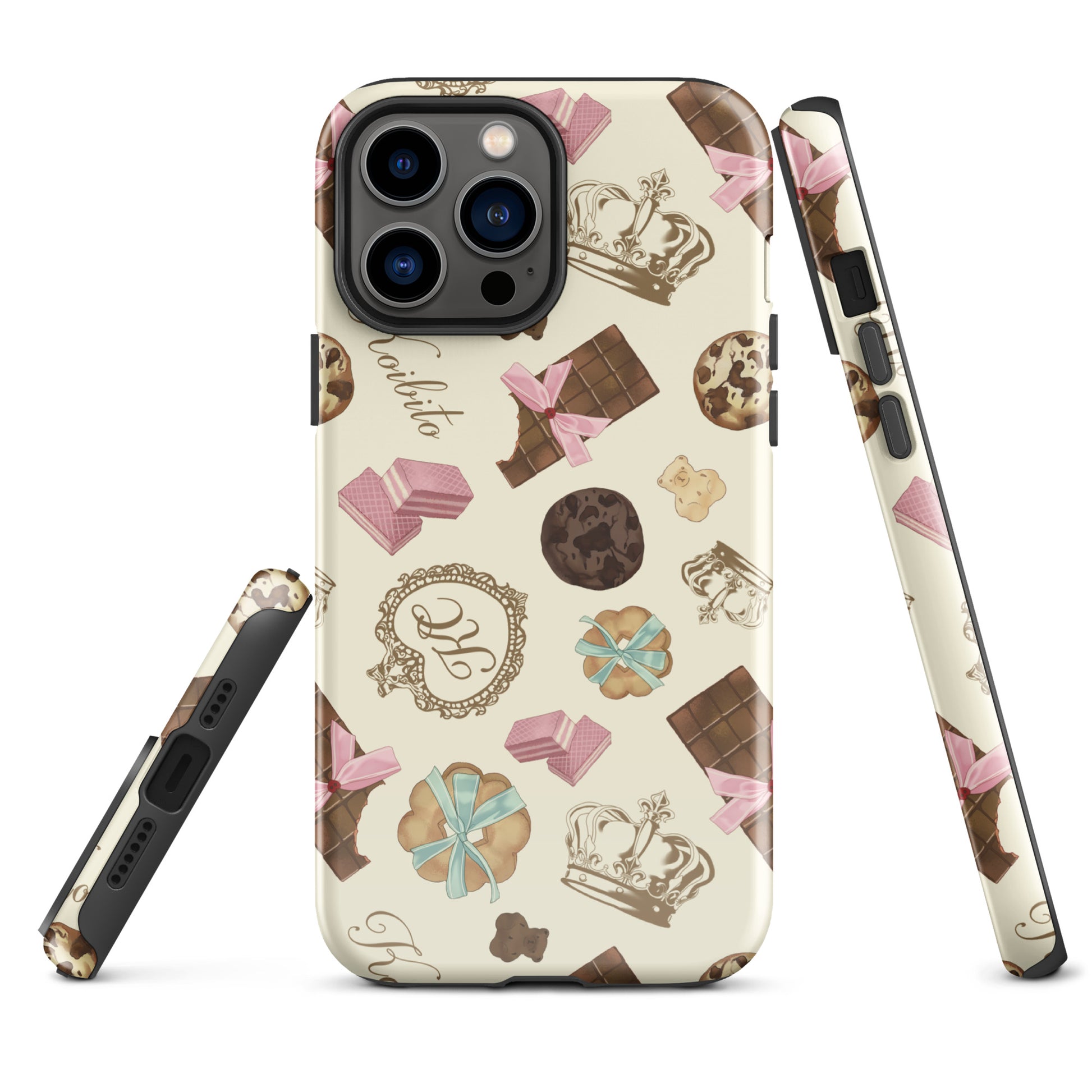 Stylish Royal Cookie iPhone® Tough Case featuring a durable dual-layer design for maximum phone protection.
