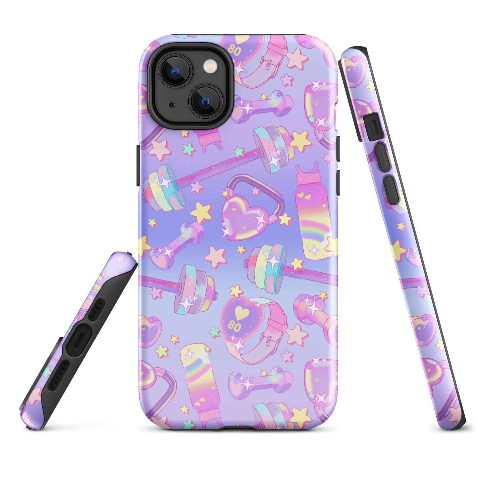 Durable Glitter Gains iPhone® Tough Case features a stylish design and impact-resistant protection for your device.