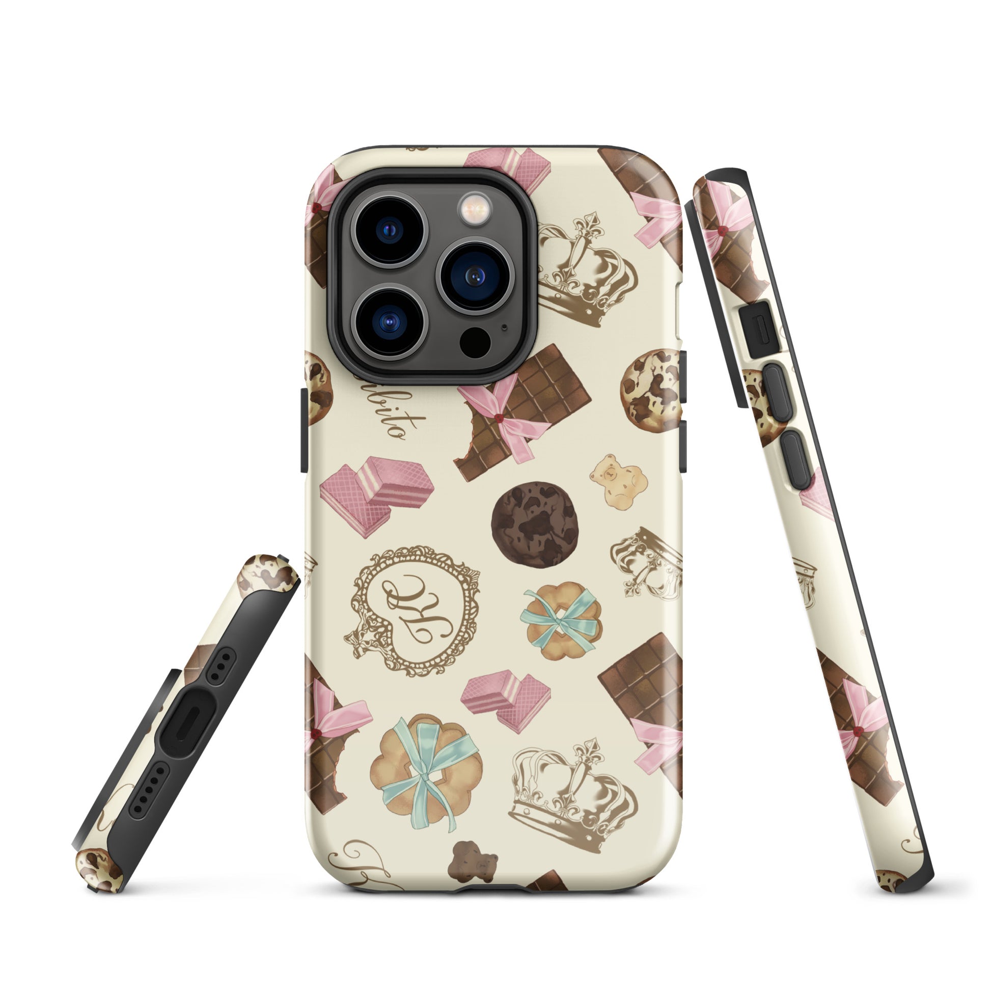 Stylish Royal Cookie iPhone® Tough Case features a durable design with charming cookie graphics for ultimate protection.