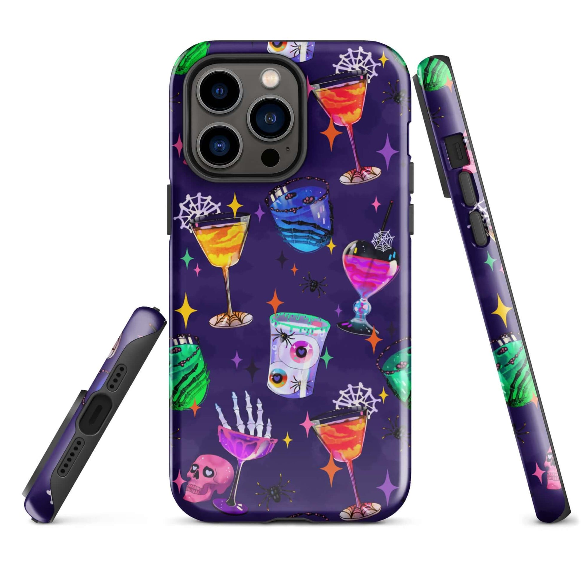 Durable Monster Party iPhone® Tough Case featuring a fun, colorful design to keep your phone safe and stylish.