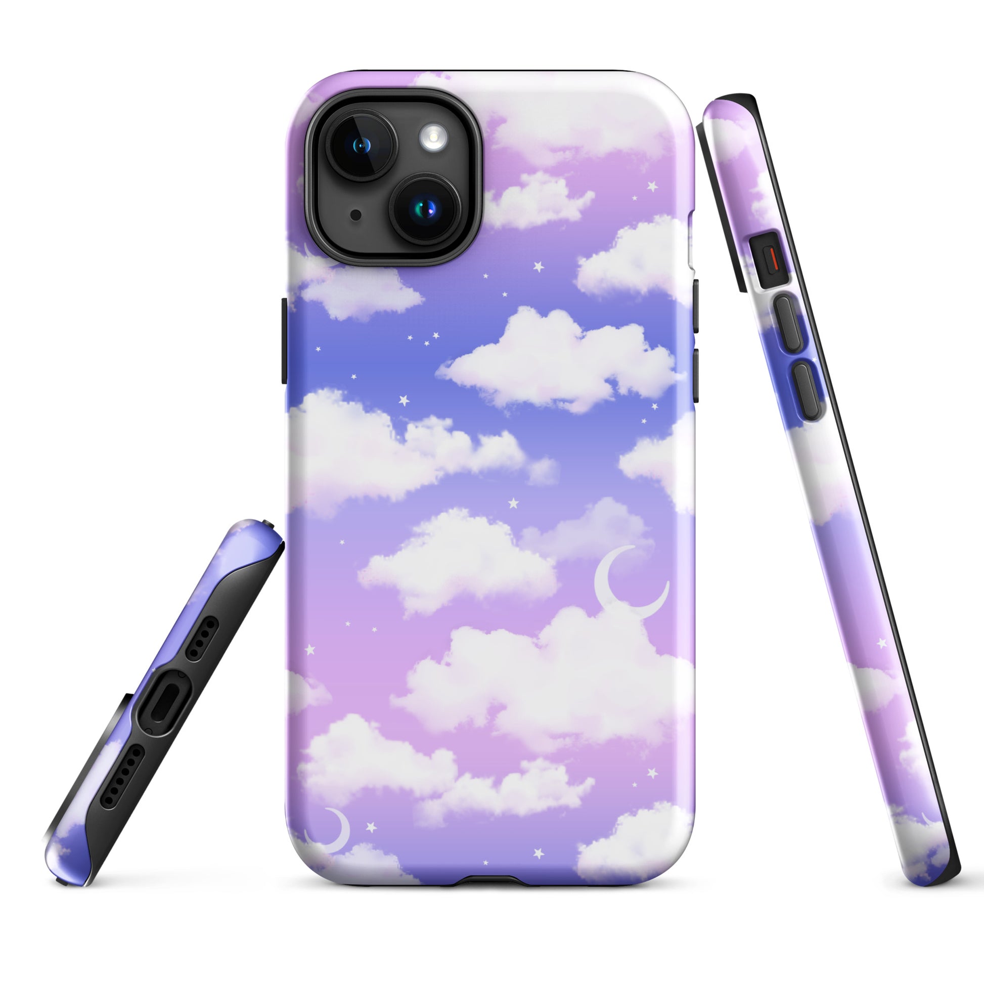Stylish Cloudy Sky iPhone® Tough Case featuring durable dual-layer protection for your phone's safety and style.