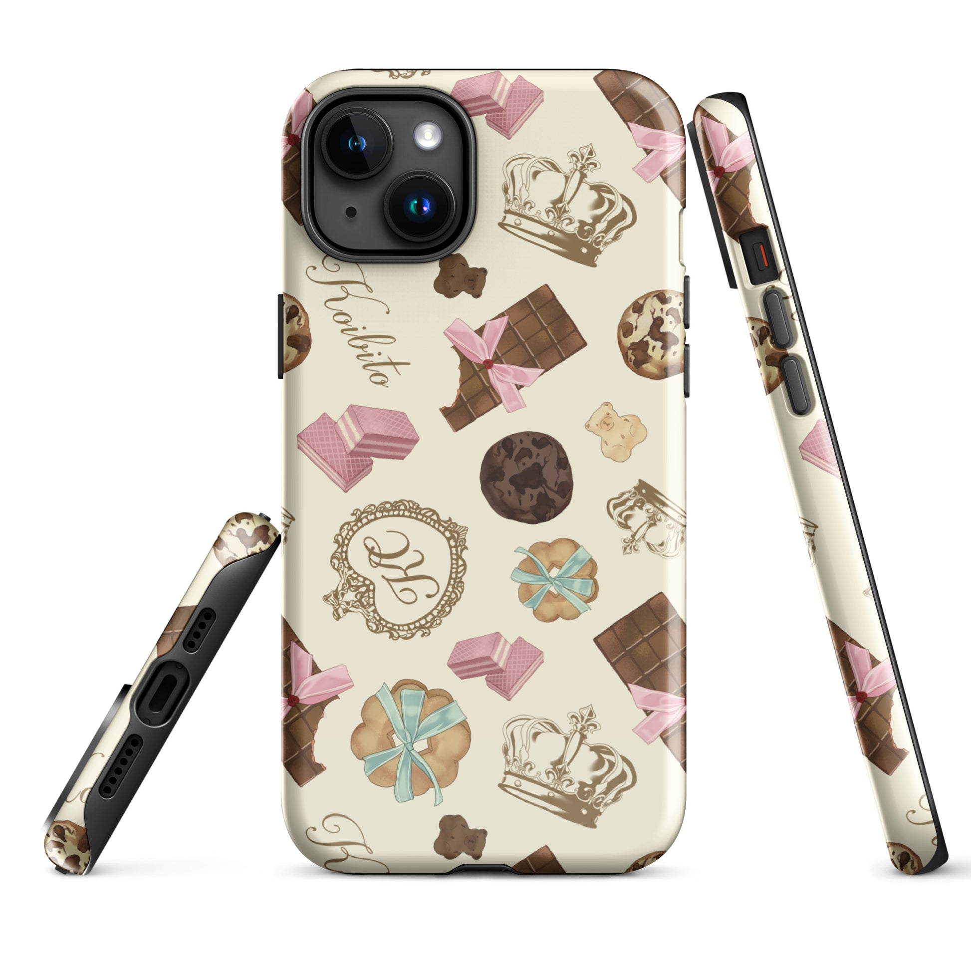 Durable Royal Cookie iPhone® Tough Case featuring a stylish design, perfect for protection and fashion.