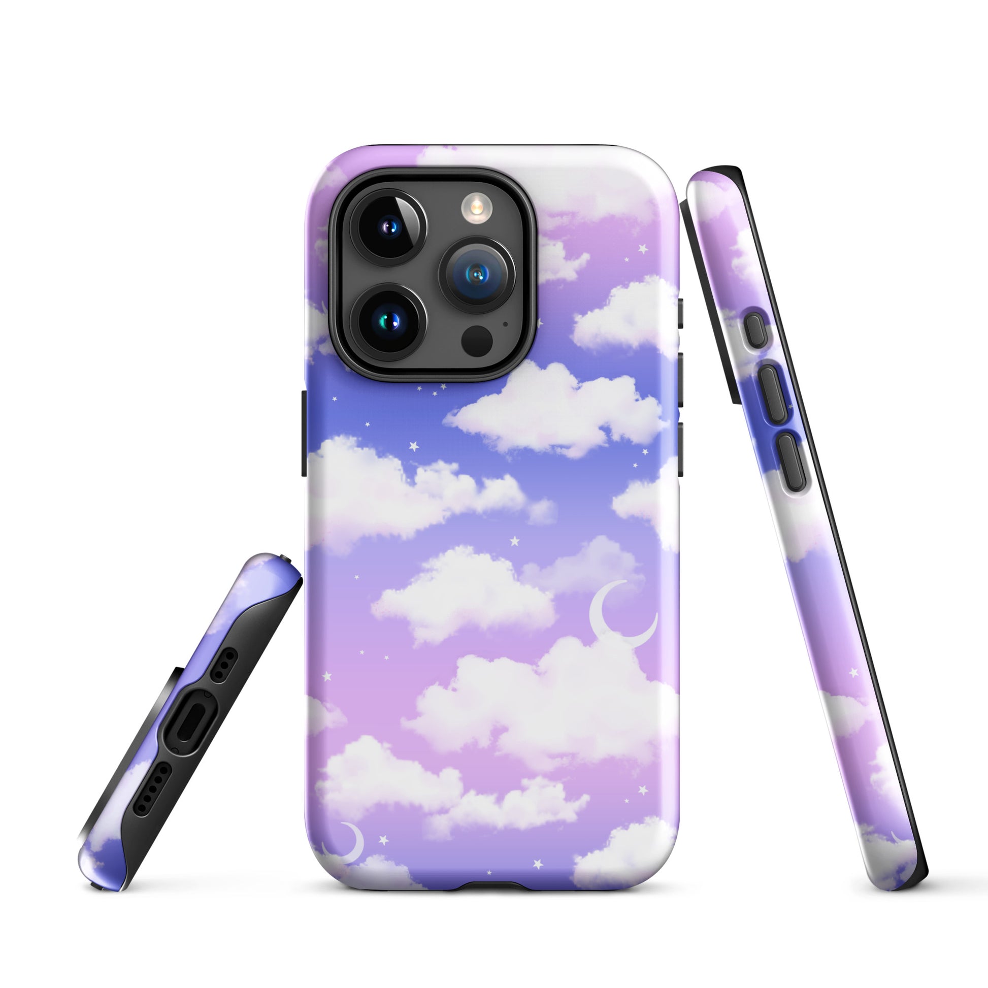 Stylish Cloudy Sky iPhone® Tough Case offers durable protection with a vibrant cloud design for your device.