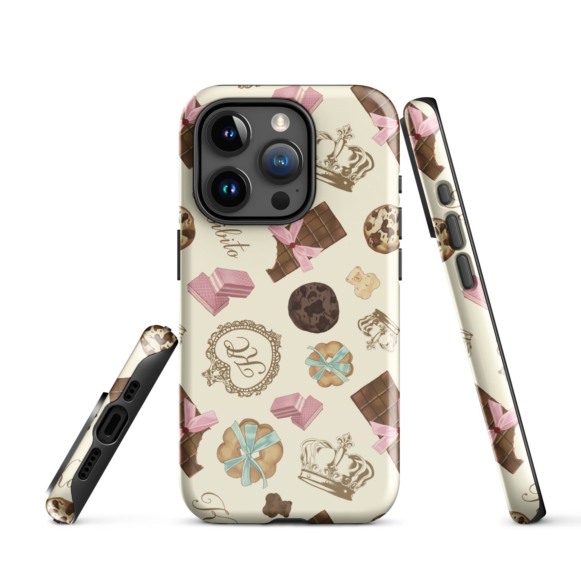 Stylish Royal Cookie iPhone® Tough Case features a durable design with charming sweet-themed graphics for phone protection.